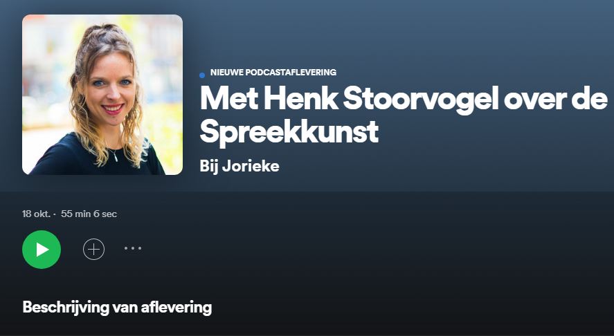 spreken henk stoorvogel