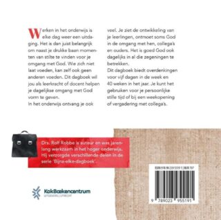 Bijna-elke-dagboek voor leraren - achterkant