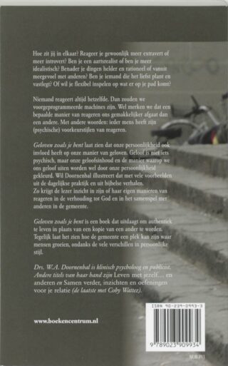 Geloven zoals je bent - achterkant