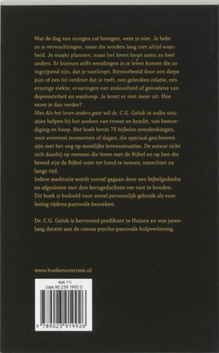 Als het leven anders gaat - achterkant