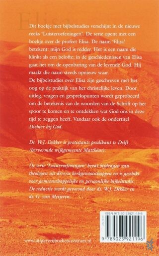 Luisteren naar Elisa - achterkant