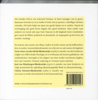 Bijna-elke-dagboek voor moeders - achterkant