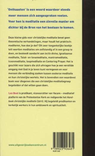 Kleine gids voor christelijke meditatie - achterkant