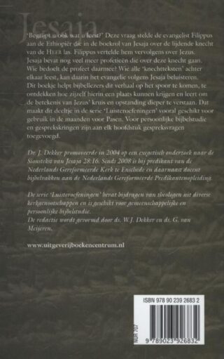 Profetieen van Jesaja - achterkant