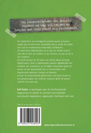 Overleven als student - achterkant