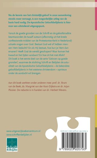 12 artikelen over de Heilige Geest - achterkant