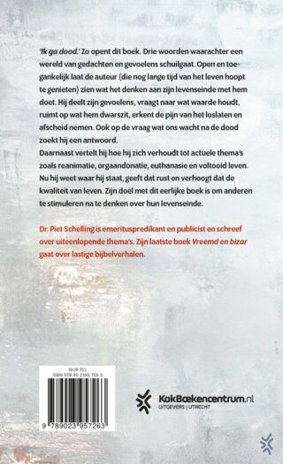 Denkend aan de dood kom ik tot leven - achterkant