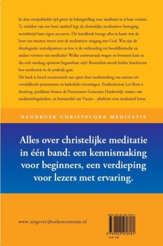 Handboek Christelijke meditatie - achterkant