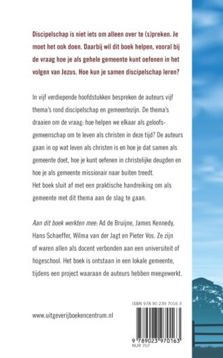 Oefenen in discipelschap - achterkant