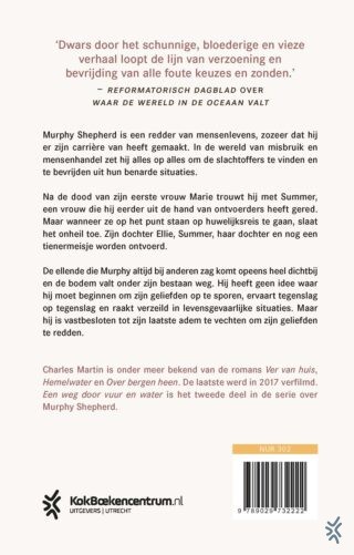 Een weg door vuur en water - achterkant