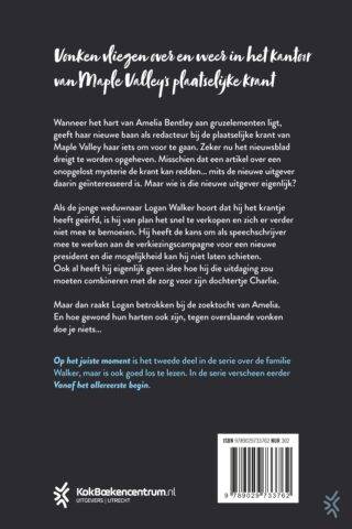 Op het juiste moment - achterkant