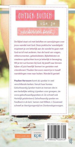 Wandelen & genieten met God - achterkant