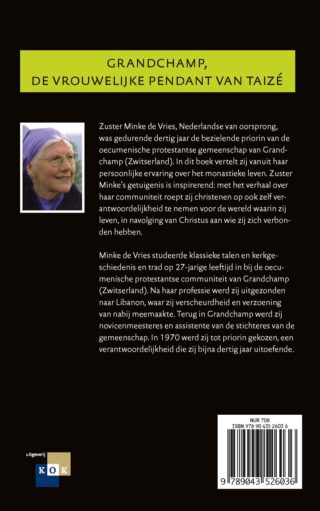 Mijn leven in grandchamp - achterkant