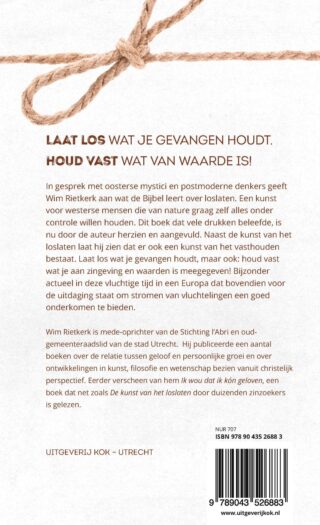 De kunst van het loslaten en vasthouden - achterkant