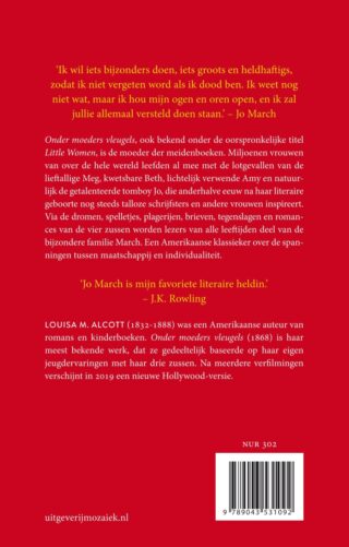 Onder moeders vleugels - achterkant