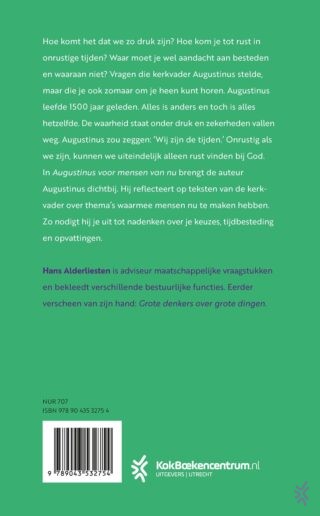 Augustinus voor mensen van nu - achterkant