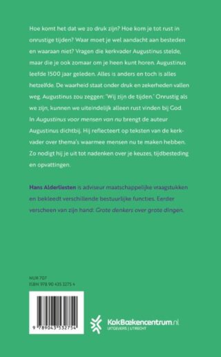 Augustinus voor mensen van nu - achterkant