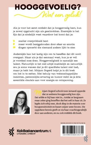 Hooggevoelig, wat nu? - achterkant