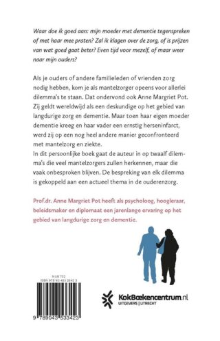 Zorgen van een mantelzorger - achterkant