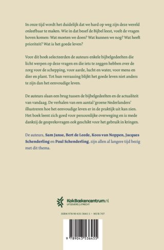 Eenvoudig leven - achterkant