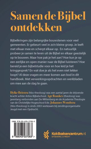 Samen de Bijbel ontdekken - achterkant