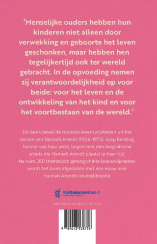 Hannah Arendt - achterkant