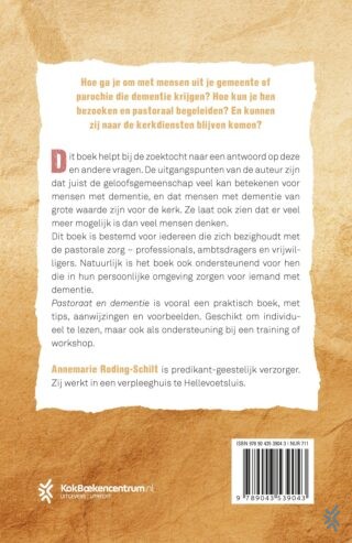 Pastoraat en dementie - achterkant