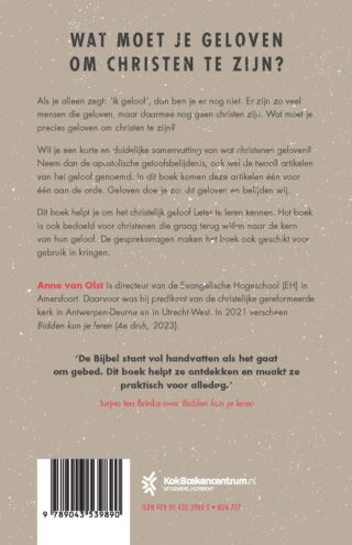 Geloven doe je zo - achterkant