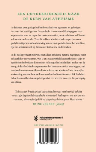 Leven zonder God - achterkant