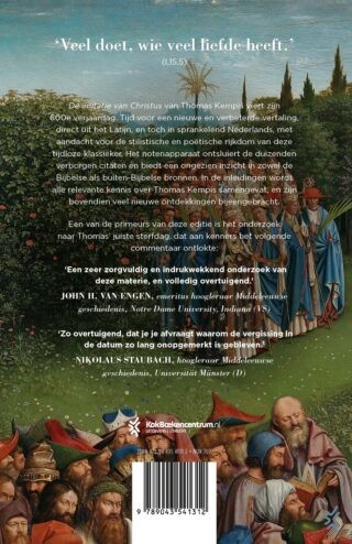 De imitatie van Christus - achterkant