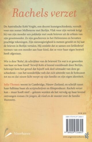 Rachels verzet - achterkant