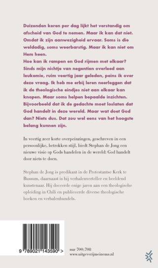 U doet niets, want U bent God - achterkant