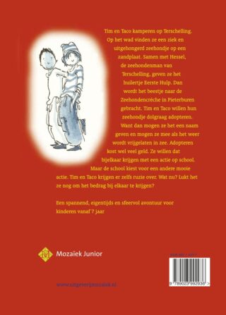 Tim en Taco redden een zeehond - achterkant