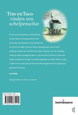 Tim en Taco vinden een schelpenschat - achterkant