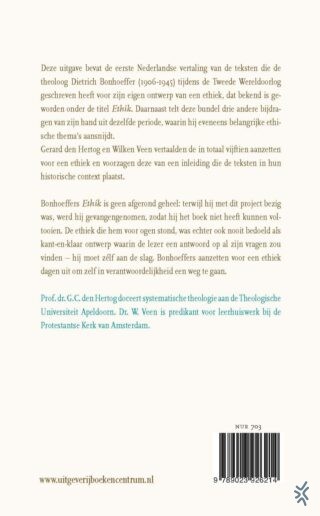 Aanzetten voor een ethiek - achterkant