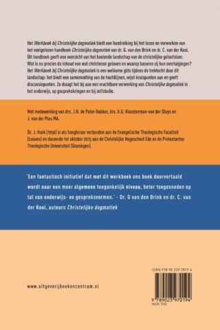 Werkboek bij de Christelijke dogmatiek - achterkant