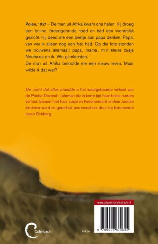 De nacht dat alles brandde - achterkant