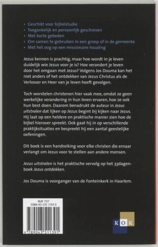 Jezus uitstralen - achterkant