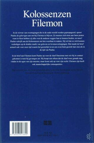 Kolossenzen en Filemon - achterkant
