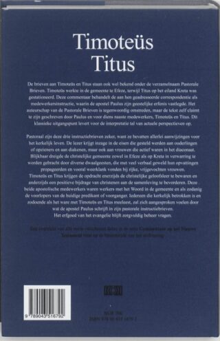 Timoteus en Titus - achterkant