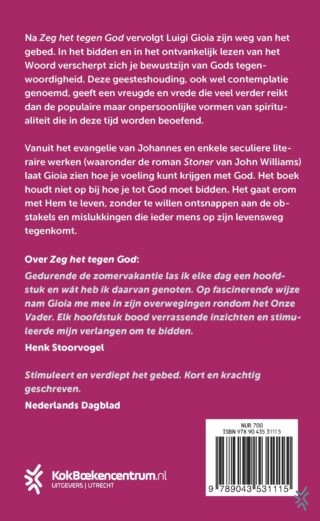 Aangeraakt door God - achterkant