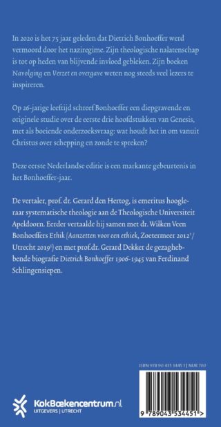 Schepping en val - achterkant