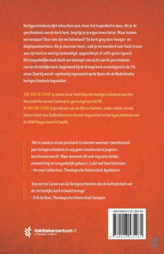 Kerkgeschiedenis voor iedereen - achterkant