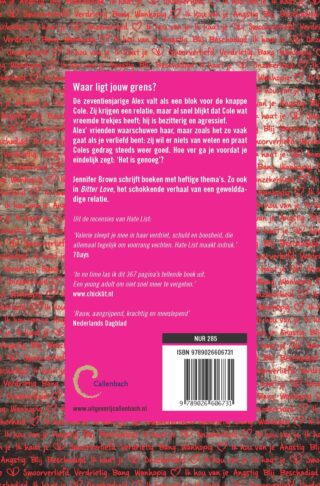 Bitter love - achterkant