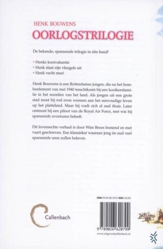 Henk Bouwens oorlogstrilogie - achterkant