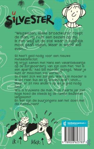 Silvester en de knallende melkbusbende - achterkant