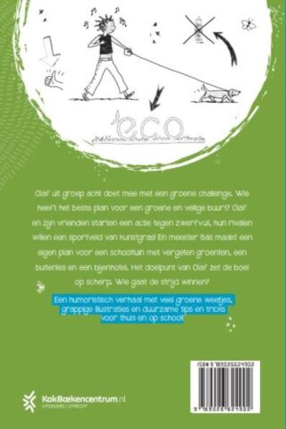 Olaf en de groene challenge - achterkant