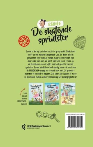 De skatende sprintster - achterkant