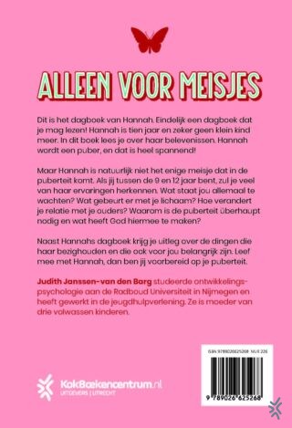 Alleen voor meisjes - achterkant