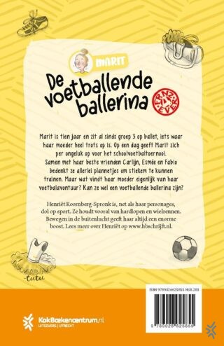 De voetballende ballerina - achterkant